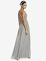 Rear View Thumbnail - Chelsea Gray & Dark Nude Studio Design Bridesmaid Dress 4518