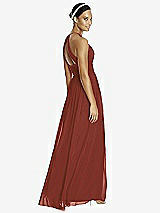 Rear View Thumbnail - Auburn Moon & Dark Nude Studio Design Bridesmaid Dress 4518