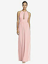 Front View Thumbnail - Rose - PANTONE Rose Quartz & Dark Nude Studio Design Bridesmaid Dress 4518