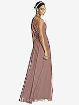 Rear View Thumbnail - Sienna & Dark Nude Studio Design Bridesmaid Dress 4518
