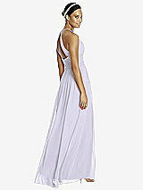 Rear View Thumbnail - Silver Dove & Dark Nude Studio Design Bridesmaid Dress 4518