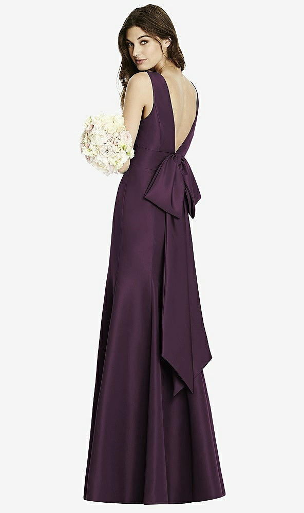 Back View - Aubergine Studio Design Bridesmaid Dress 4520