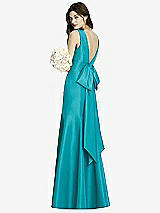 Rear View Thumbnail - Vintage Teal Studio Design Bridesmaid Dress 4520