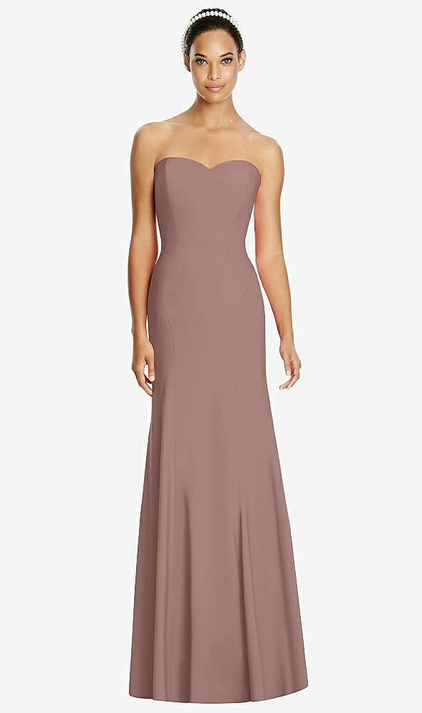 Front View - Sienna Sweetheart Strapless Flared Skirt Maxi Dress