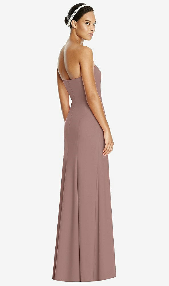 Back View - Sienna Sweetheart Strapless Flared Skirt Maxi Dress