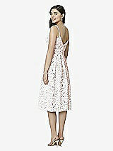 Rear View Thumbnail - Charcoal Gray & Blush Studio Design Bridesmaid Dresses 4522