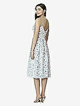 Rear View Thumbnail - Ocean Blue & Blush Studio Design Bridesmaid Dresses 4522