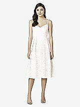 Front View Thumbnail - White & Blush Studio Design Bridesmaid Dresses 4522