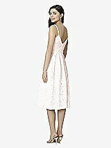 Rear View Thumbnail - White & Blush Studio Design Bridesmaid Dresses 4522