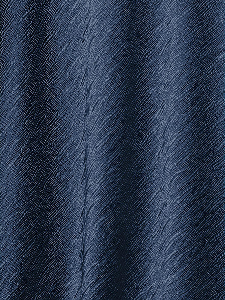 Front View - Midnight Navy Soho Metallic Fabric by the Yard
