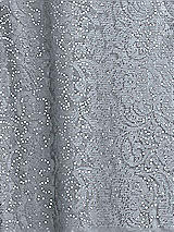 Front View Thumbnail - Platinum Sequin Lace Fabric by the Yard
