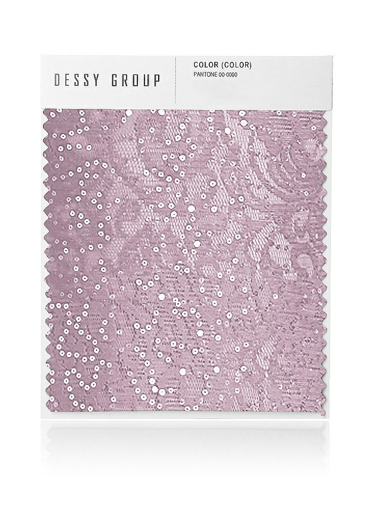 Front View - Suede Rose Sequin Lace Swatch