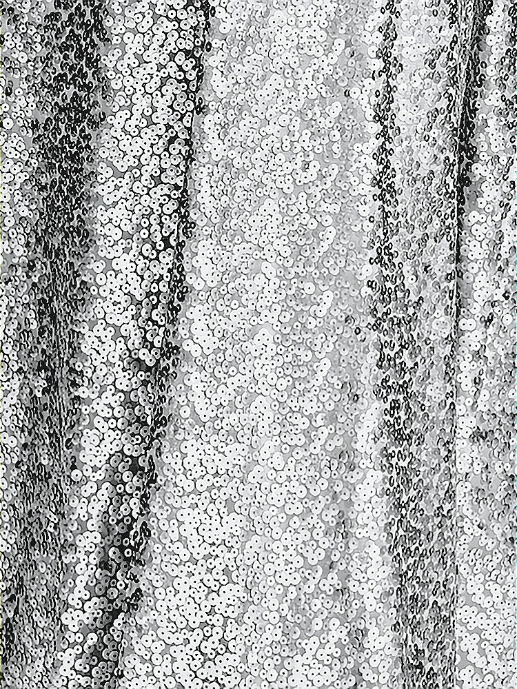 Front View - Silver Studio Sequin Fabric by the Yard