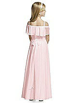 Rear View Thumbnail - Ballet Pink Flower Girl Dress FL4053