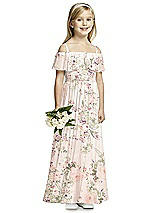 Front View Thumbnail - Blush Garden Flower Girl Dress FL4053