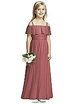 Front View Thumbnail - English Rose Flower Girl Dress FL4053