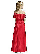 Rear View Thumbnail - Parisian Red Flower Girl Dress FL4053
