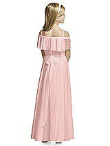 Rear View Thumbnail - Rose - PANTONE Rose Quartz Flower Girl Dress FL4053