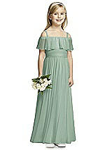 Front View Thumbnail - Seagrass Flower Girl Dress FL4053