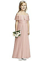 Front View Thumbnail - Toasted Sugar Flower Girl Dress FL4053