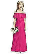 Front View Thumbnail - Think Pink Flower Girl Dress FL4053