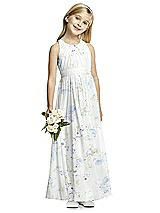 Front View Thumbnail - Bleu Garden Flower Girl Dress FL4054