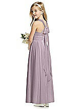 Rear View Thumbnail - Lilac Dusk Flower Girl Dress FL4054