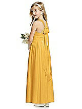 Rear View Thumbnail - NYC Yellow Flower Girl Dress FL4054