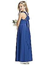 Rear View Thumbnail - Classic Blue Flower Girl Dress FL4054