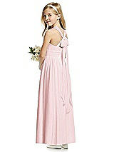 Rear View Thumbnail - Ballet Pink Flower Girl Dress FL4054