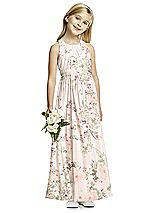 Front View Thumbnail - Blush Garden Flower Girl Dress FL4054