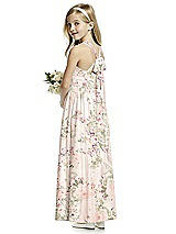 Rear View Thumbnail - Blush Garden Flower Girl Dress FL4054
