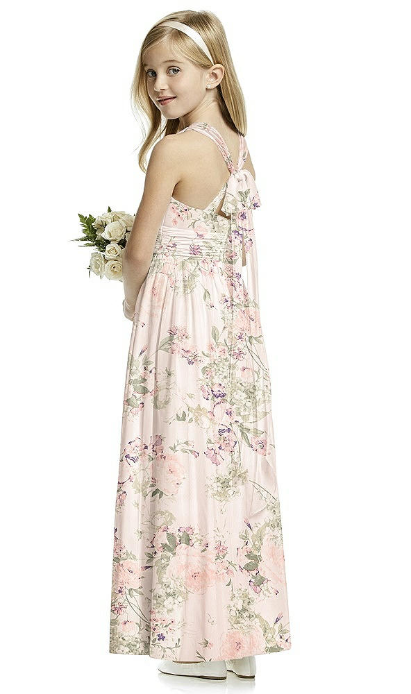 Back View - Blush Garden Flower Girl Dress FL4054