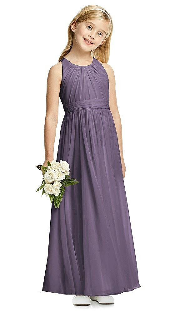 Front View - Lavender Flower Girl Dress FL4054