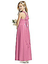 Rear View Thumbnail - Orchid Pink Flower Girl Dress FL4054