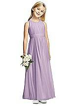 Front View Thumbnail - Pale Purple Flower Girl Dress FL4054