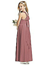 Rear View Thumbnail - Rosewood Flower Girl Dress FL4054