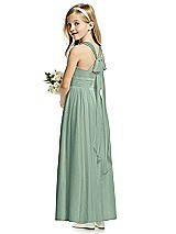 Rear View Thumbnail - Seagrass Flower Girl Dress FL4054