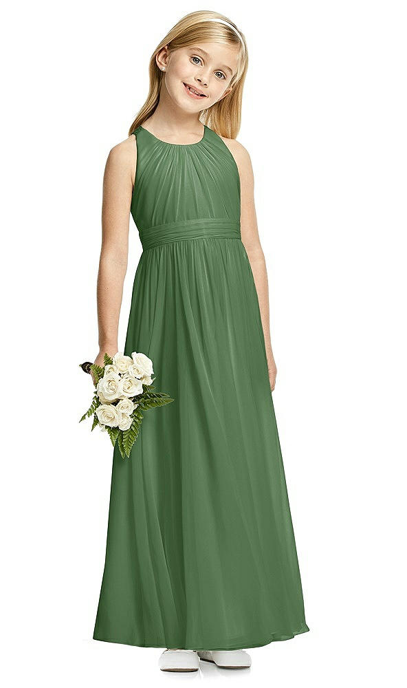 Front View - Vineyard Green Flower Girl Dress FL4054
