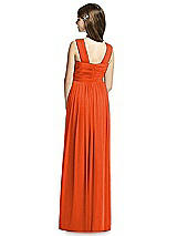 Rear View Thumbnail - Tangerine Tango Dessy Collection Junior Bridesmaid Dress JR535