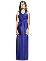 Front View Thumbnail - Electric Blue Dessy Collection Junior Bridesmaid Dress JR535