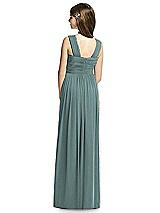 Rear View Thumbnail - Smoke Blue Dessy Collection Junior Bridesmaid Dress JR535