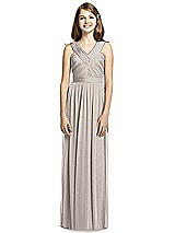 Front View Thumbnail - Taupe Dessy Collection Junior Bridesmaid Dress JR535