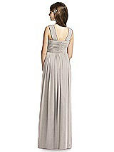 Rear View Thumbnail - Taupe Dessy Collection Junior Bridesmaid Dress JR535