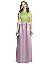 Front View Thumbnail - Suede Rose & Mojito Dessy Collection Junior Bridesmaid Dress JR536