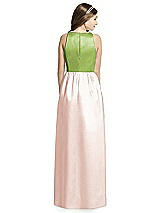 Rear View Thumbnail - Blush & Mojito Dessy Collection Junior Bridesmaid Dress JR536