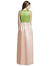 Rear View Thumbnail - Cameo & Mojito Dessy Collection Junior Bridesmaid Dress JR536