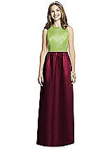 Front View Thumbnail - Cabernet & Mojito Dessy Collection Junior Bridesmaid Dress JR536