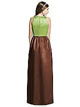Rear View Thumbnail - Cognac & Mojito Dessy Collection Junior Bridesmaid Dress JR536