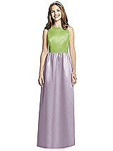 Front View Thumbnail - Lilac Haze & Mojito Dessy Collection Junior Bridesmaid Dress JR536